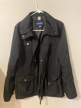 St. John's Bay Black Rain Jacket